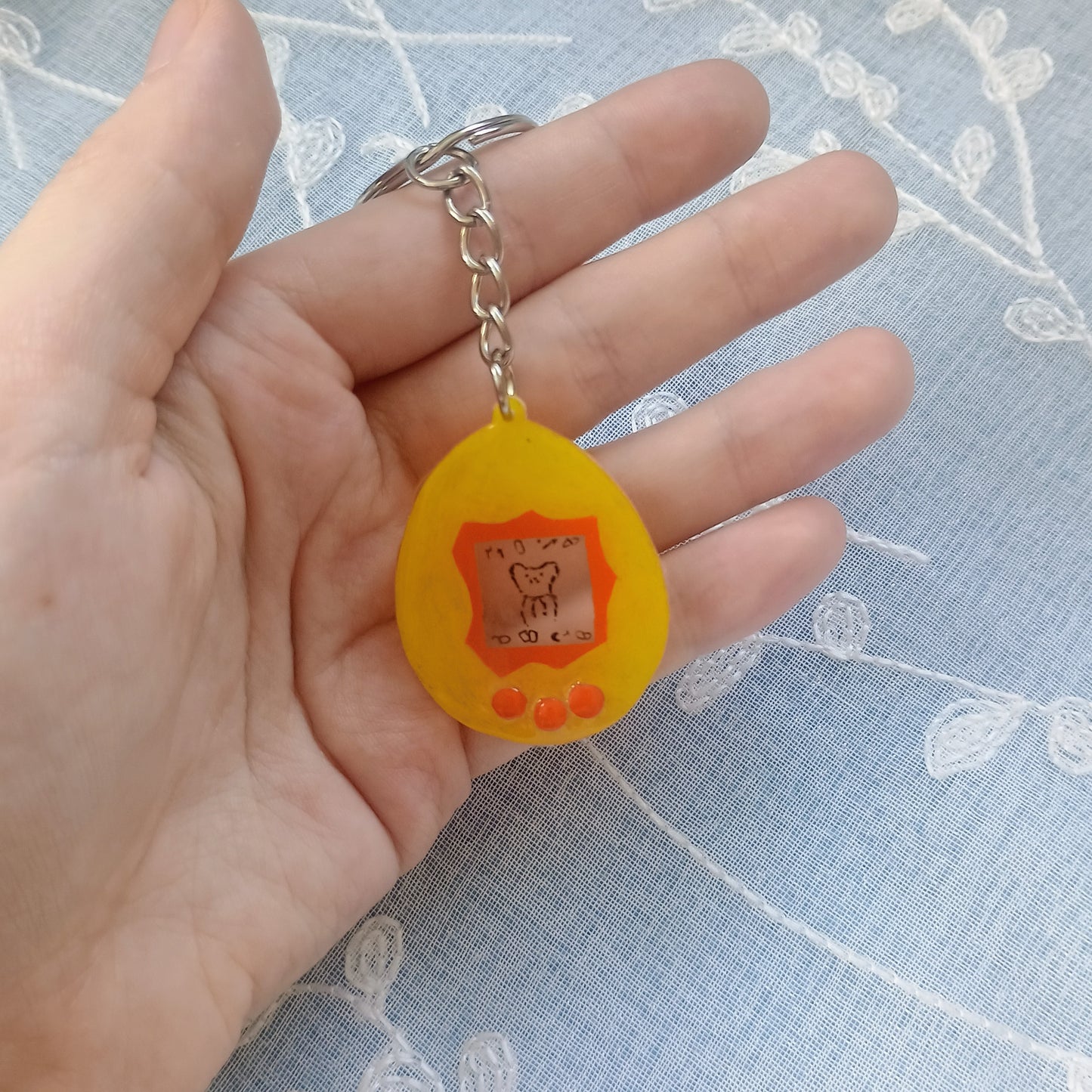 Tamogotchi Keychain