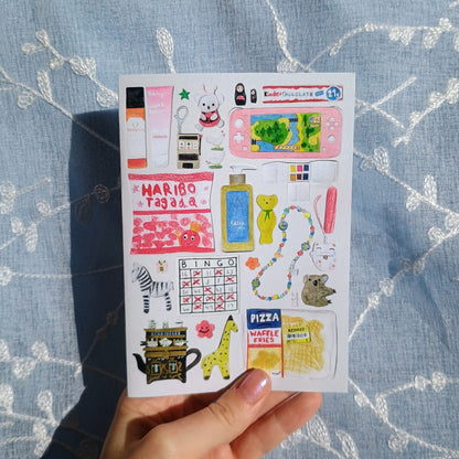 Trinkets A6 Card