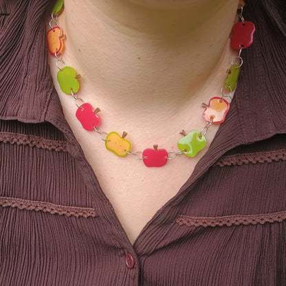 Apple Necklace (Made to Order)