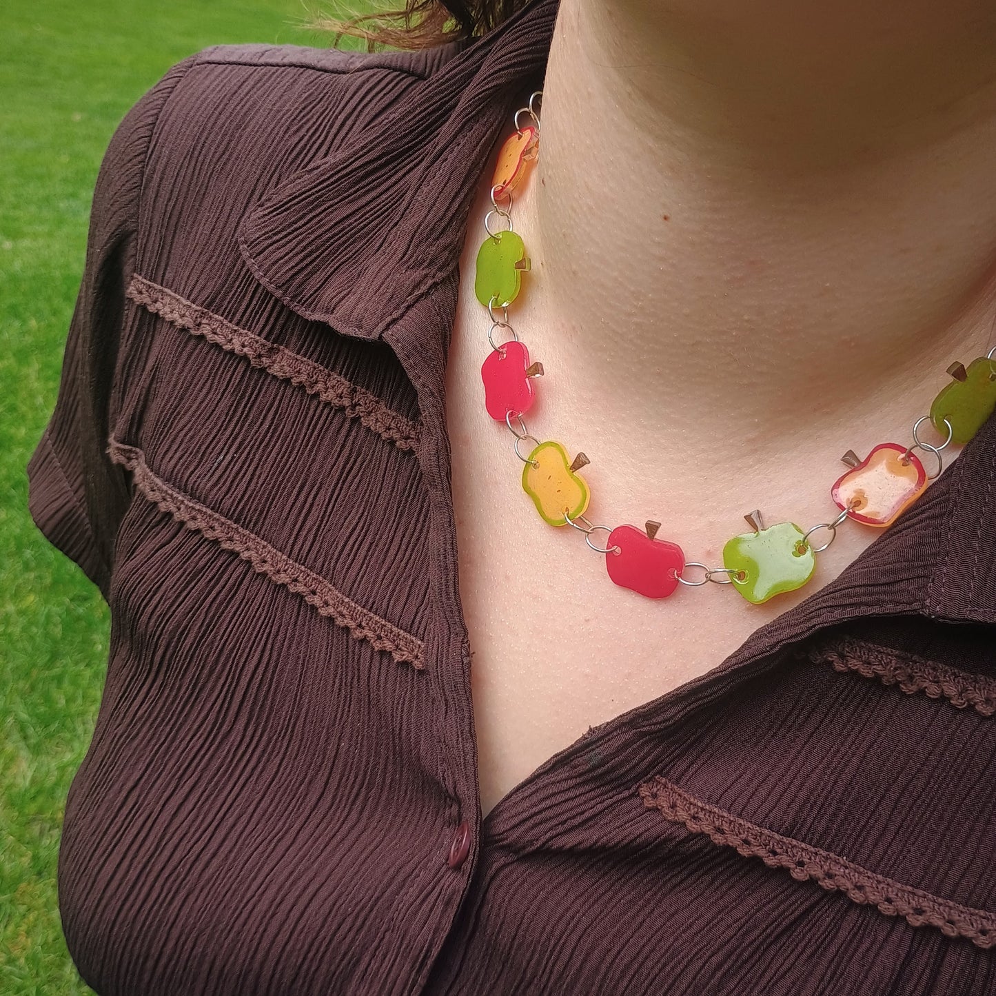 Apple Necklace (Made to Order)