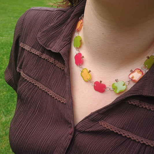 Apple Necklace (Made to Order)