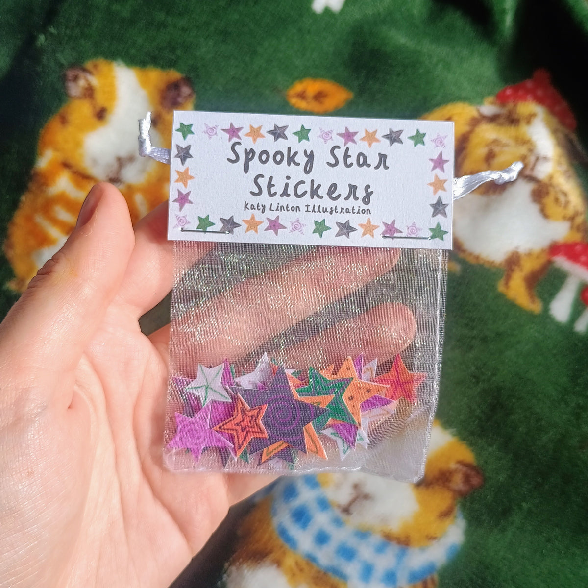 Spooky Star Stickers
