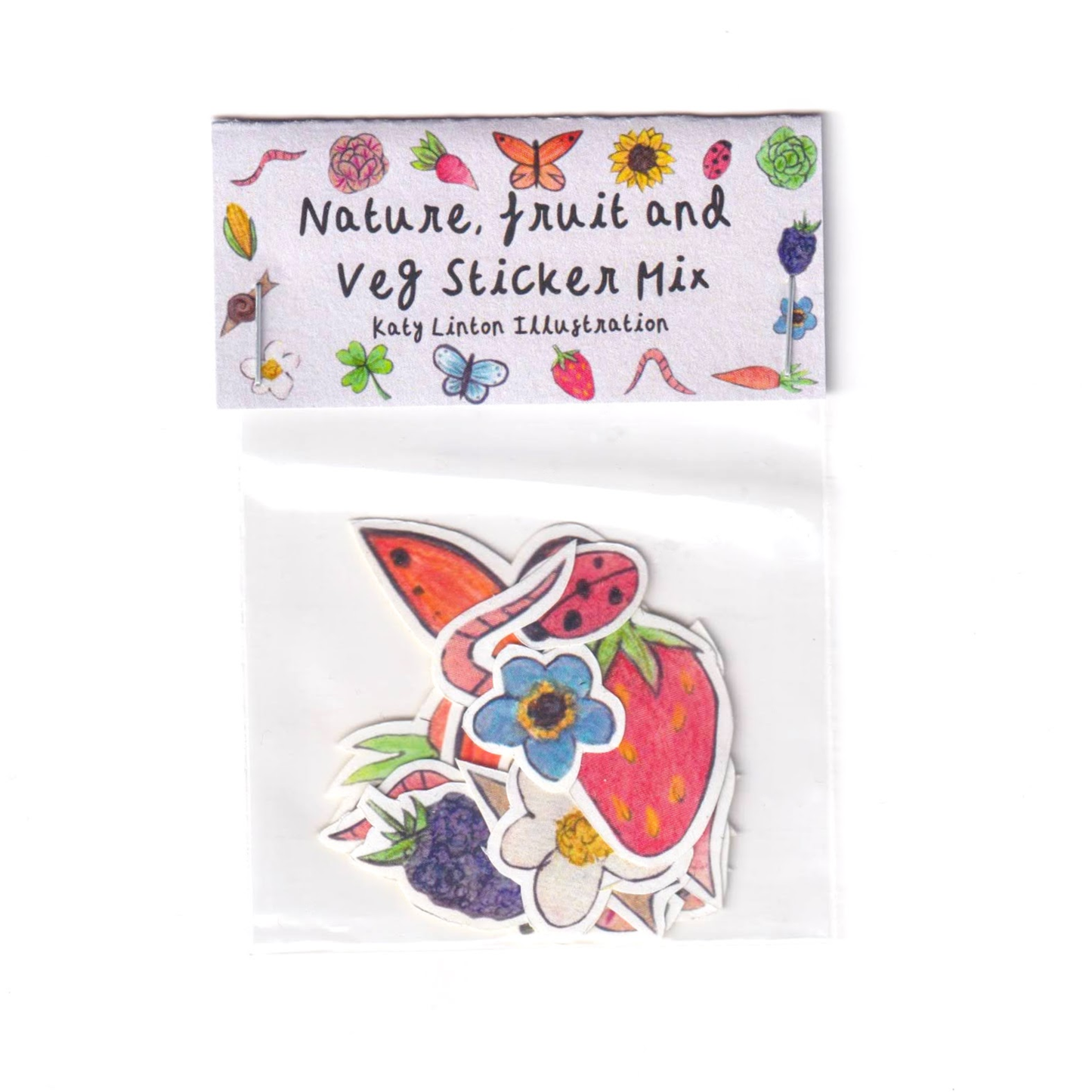 Nature, Fruit and Veg Sticker Mix