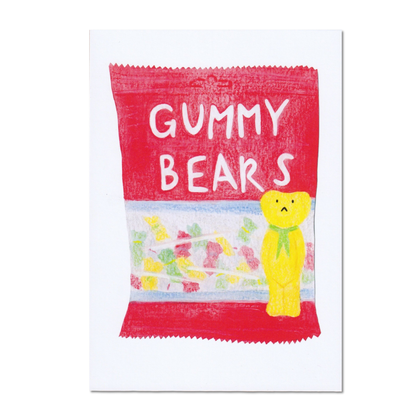 Gummy Bear A5 Print