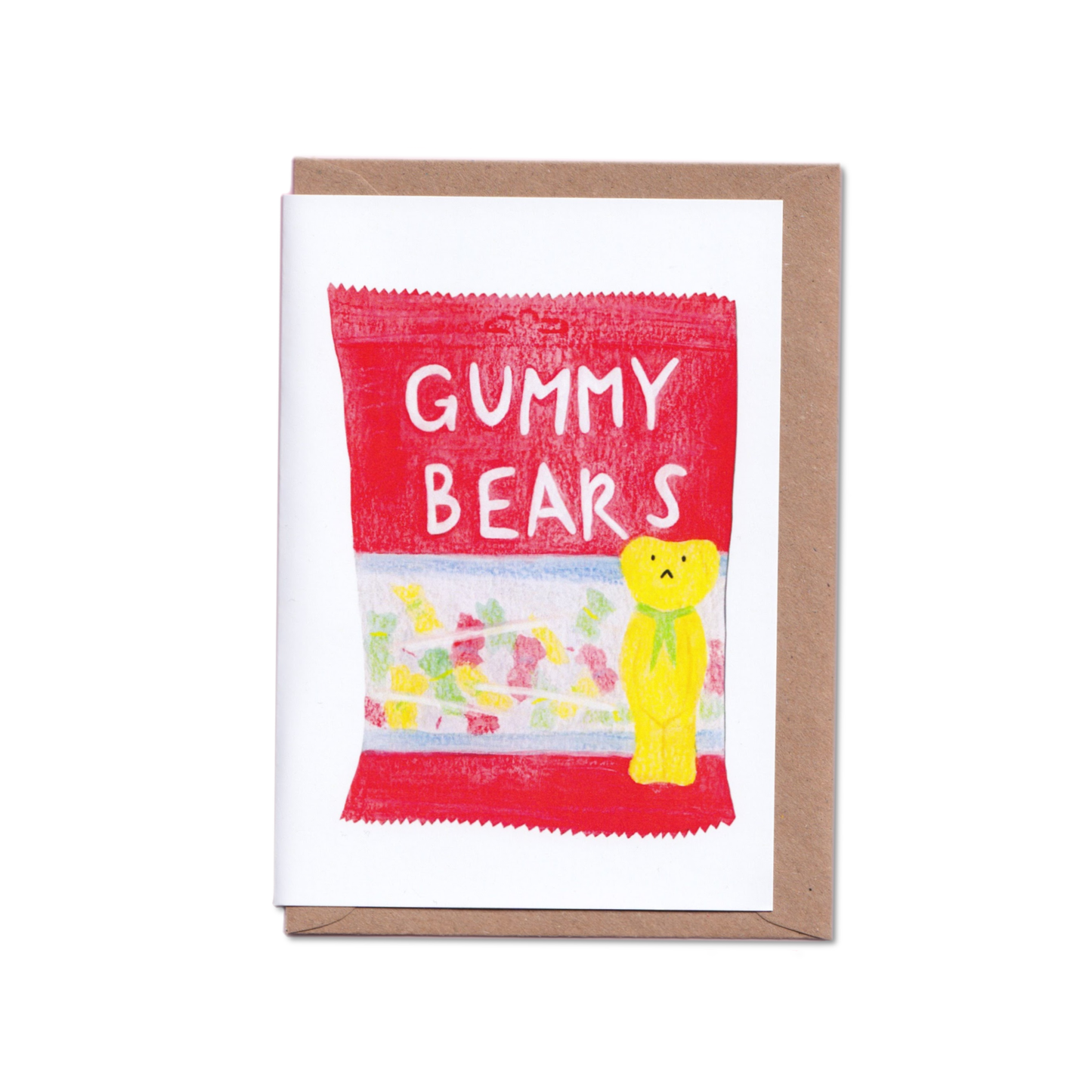 Gummy Bear A6 Card