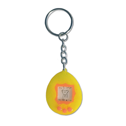 Tamogotchi Keychain