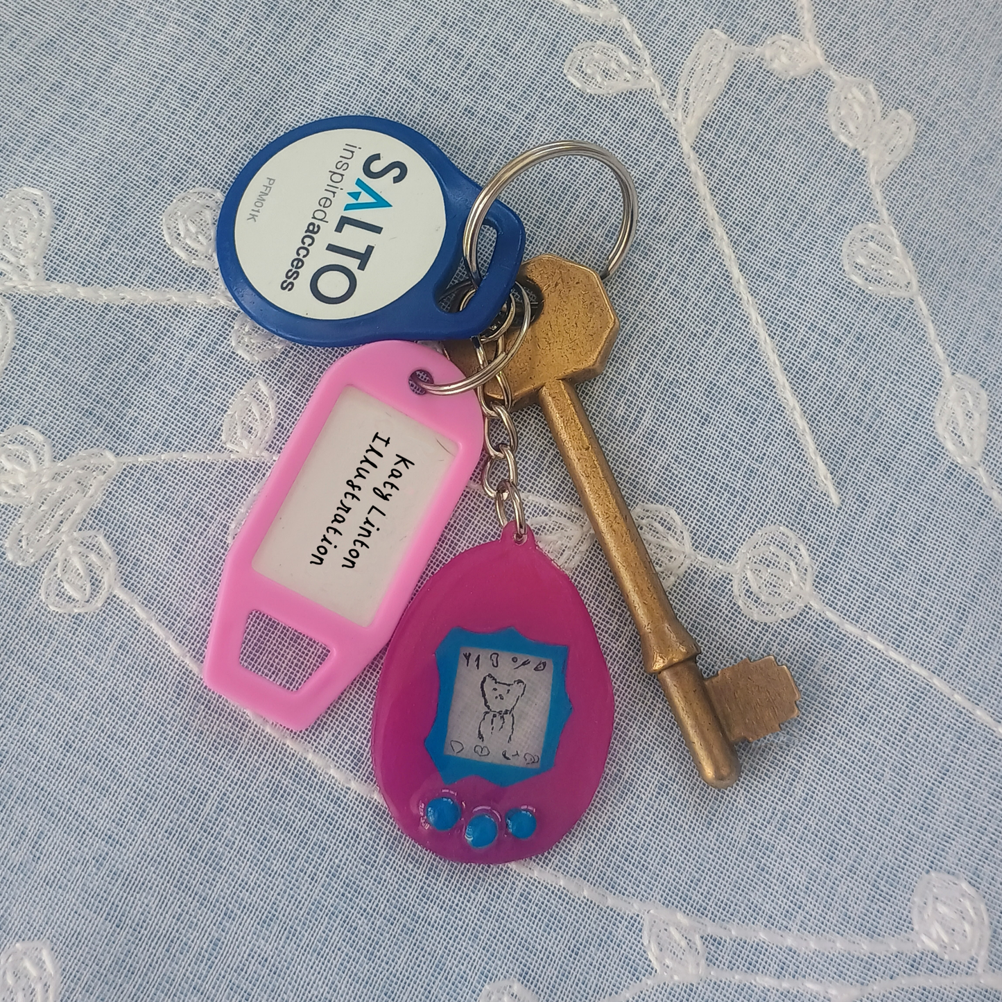 Tamogotchi Keychain