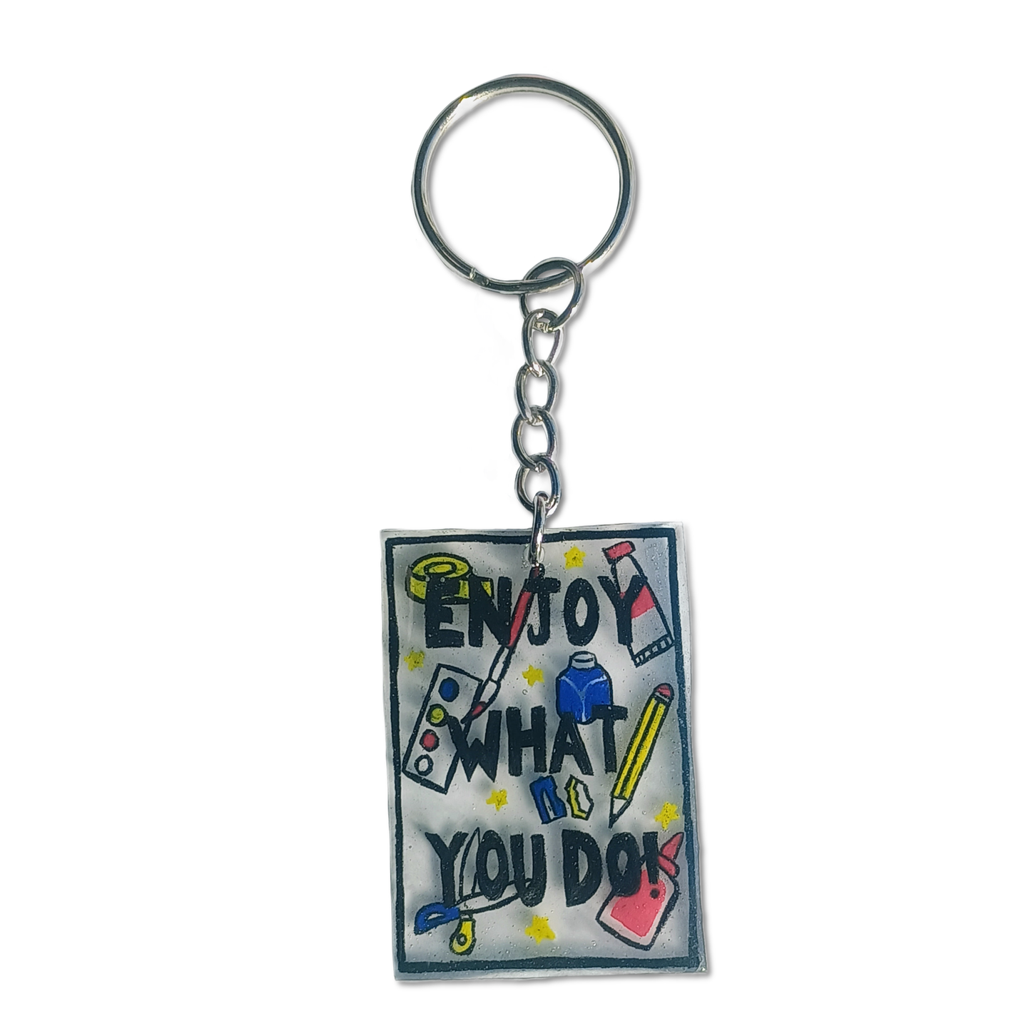Enjoy What You Do Keychain (Made to Order)