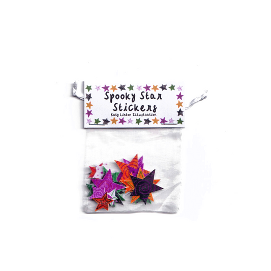 Spooky Star Stickers