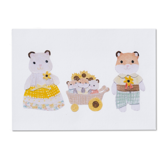 Hamster Family A5 Print