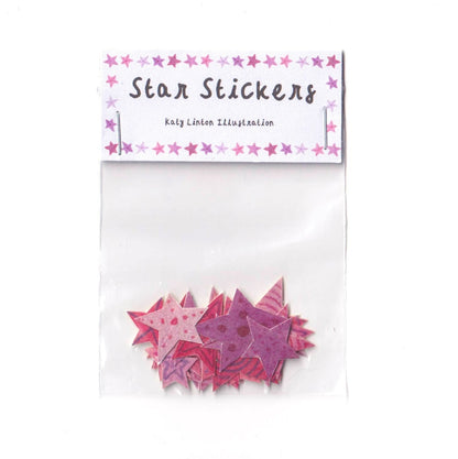 Pink Star Stickers