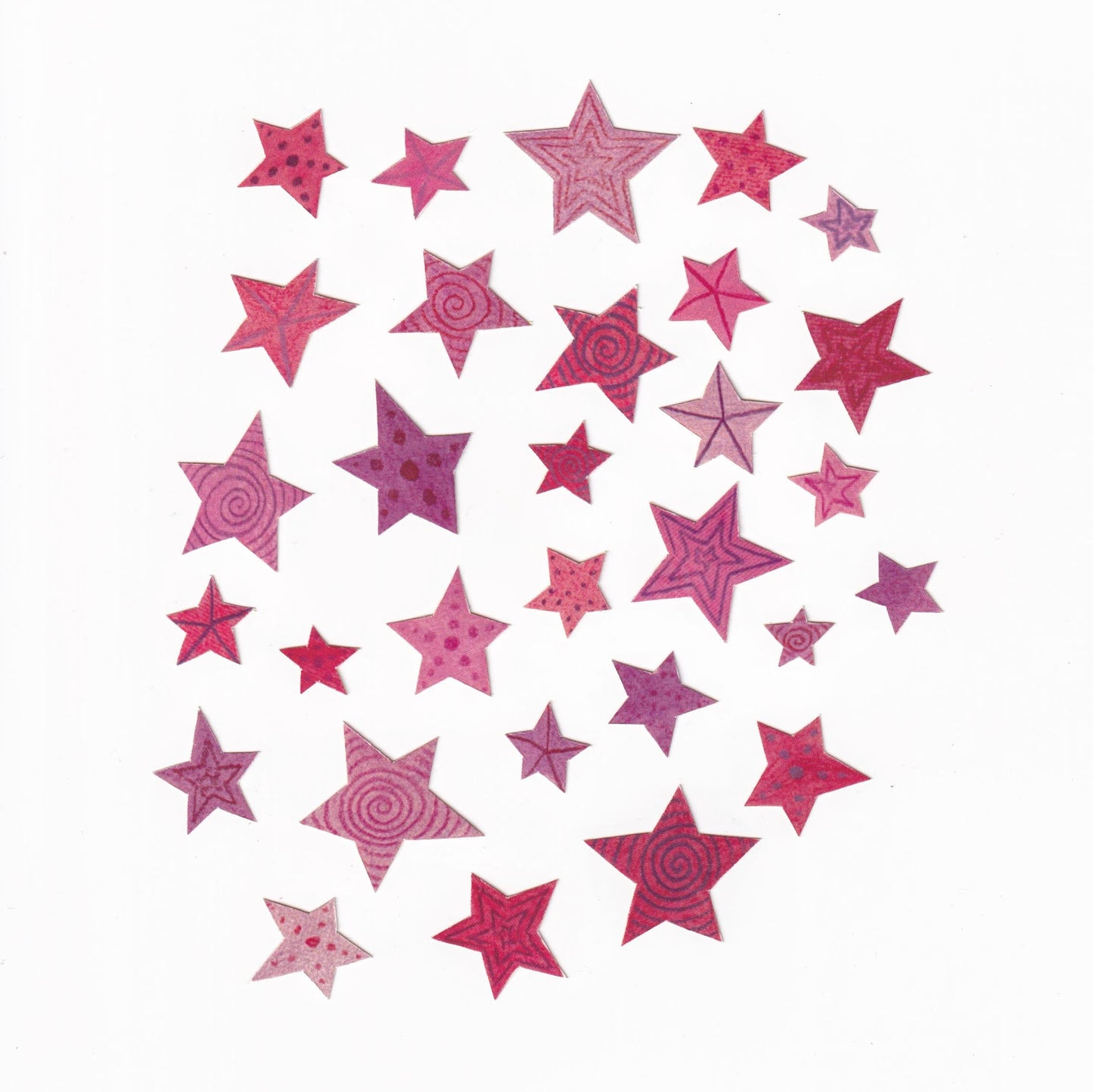 Pink Star Stickers
