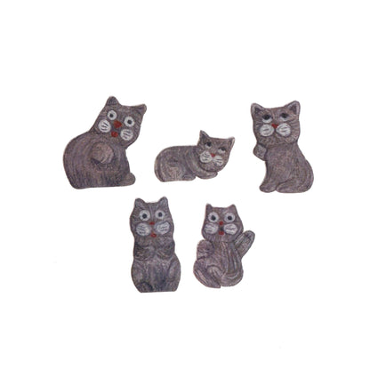 Vintage Cats Sticker Pack