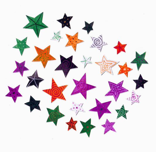Spooky Star Stickers